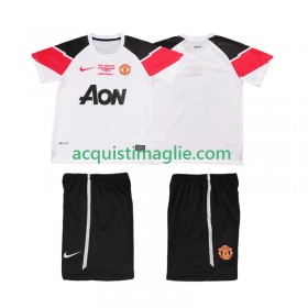 Divisa di Calcio Manchester United Champions League 2011 2012 Retro Bambino Terza